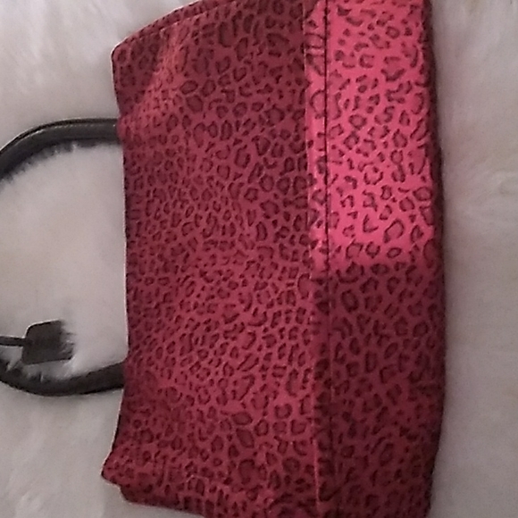 NEIMAN MARCUS LEPOARD PRINT HANDBAG/TOTE - Picture 1 of 8